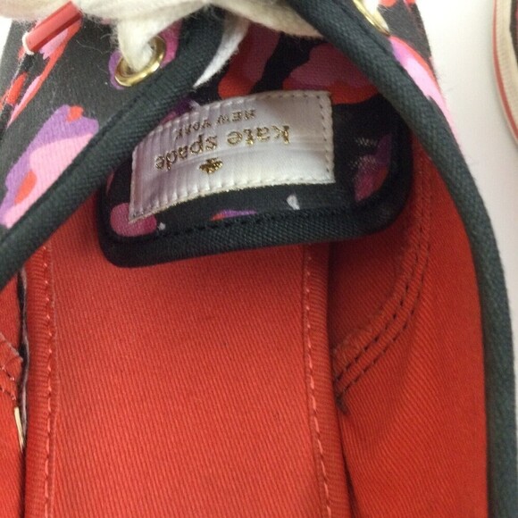 Keds Kate Spade New York Womens Black Leopard Print Lace Up Sneakers Size 8 US - Picture 6 of 12